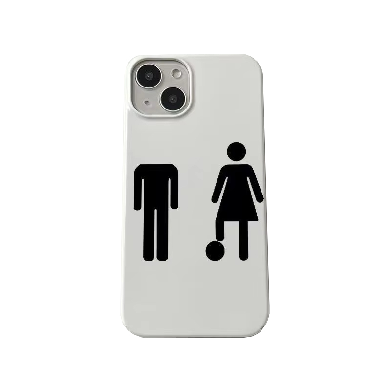 Phone Cases For Boys - ミニマリストな男女シンボル柄iPhoneケース iPhone 17 Air 16 Pro