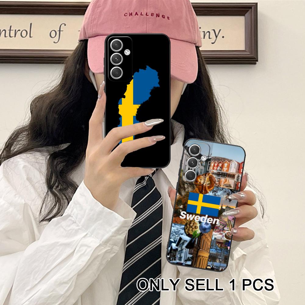 Phone Cases Sweden - スウェーデン国旗柄スマホケース Samsung Galaxy S26 S25 S24