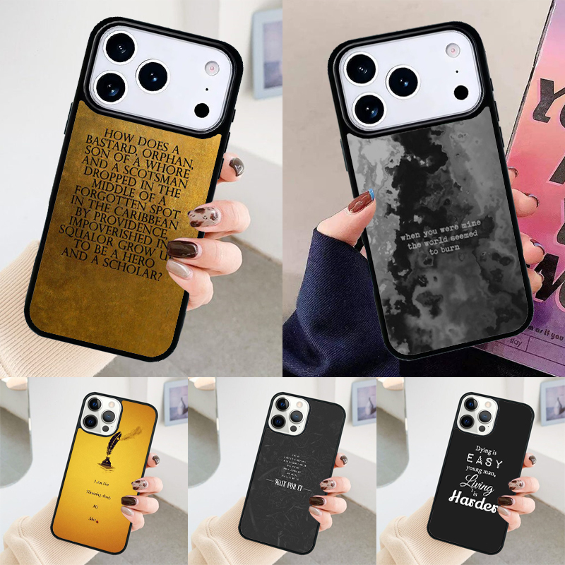 Phone Cases Hamilton - ハミルトンミュージカルの歌詞 iPhone Air 17 16 15
