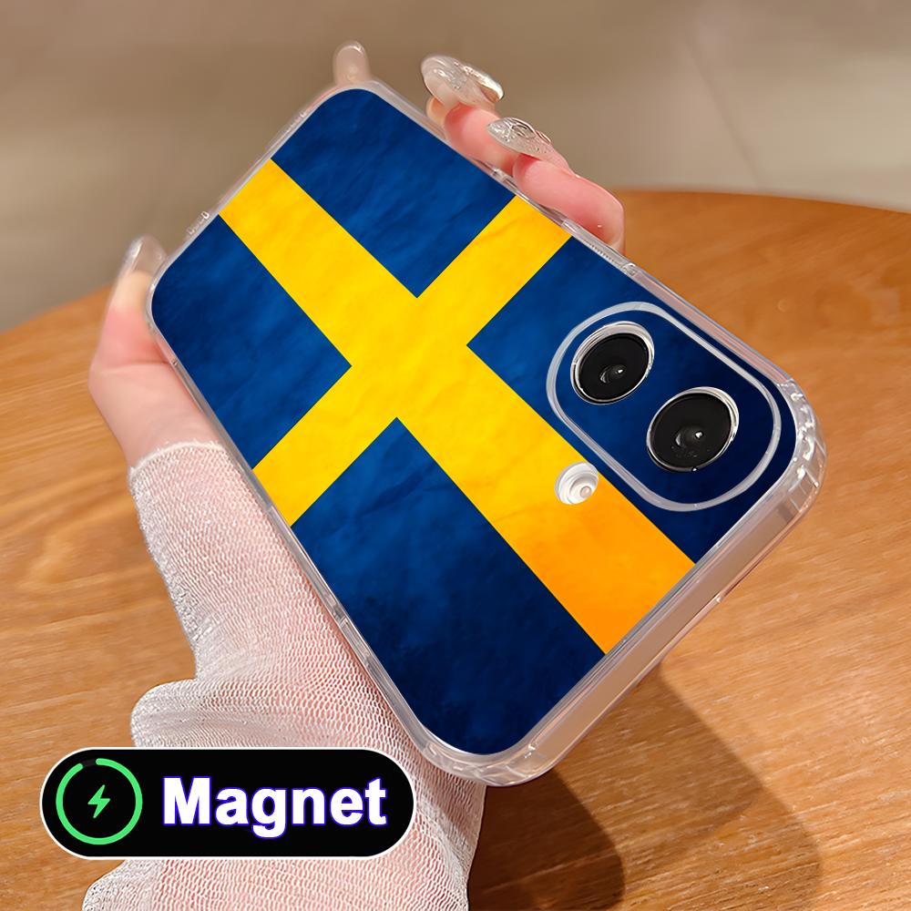 Phone Cases Sweden - スウェーデン国旗柄iPhoneケース iPhone 17 16 15 14
