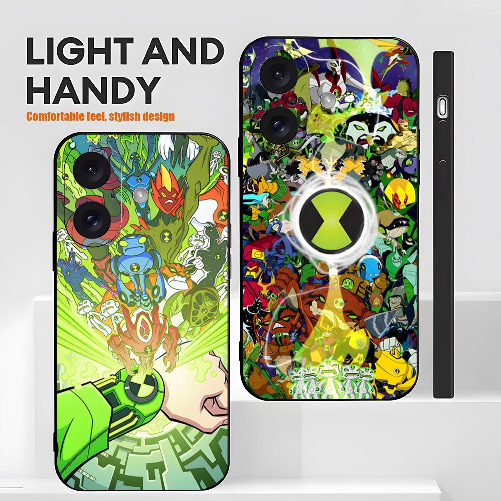 Phone Cases For Boys - カートゥーンB10-ベン10クールボーイフォンケース iPhone 17 16 15 14