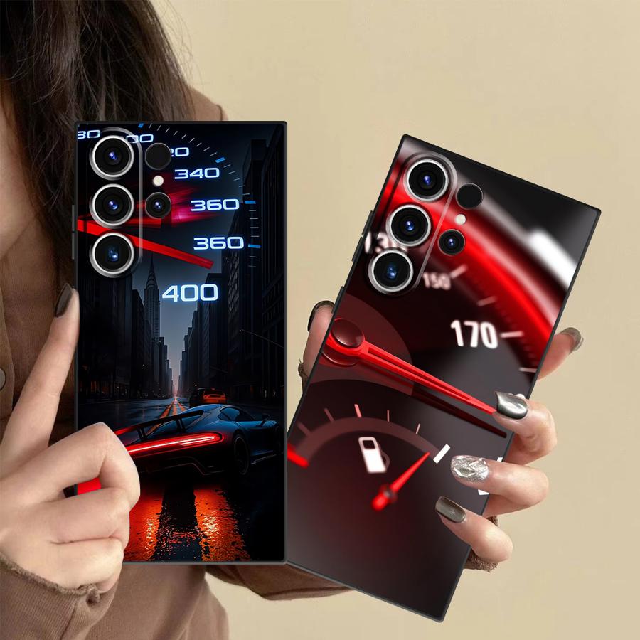 Phone Cases Galaxy S24 - レッドカーゲージケース Samsung Galaxy S26 Ultra Note