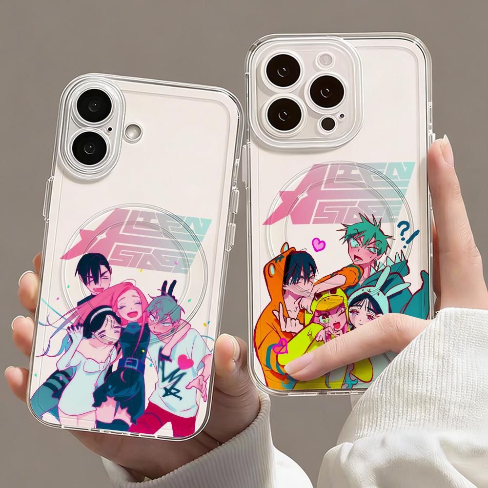Phone Cases Magnetic - アニメA-Alien Stageスマホケース マグネット式クリアケース iPhone 17 16