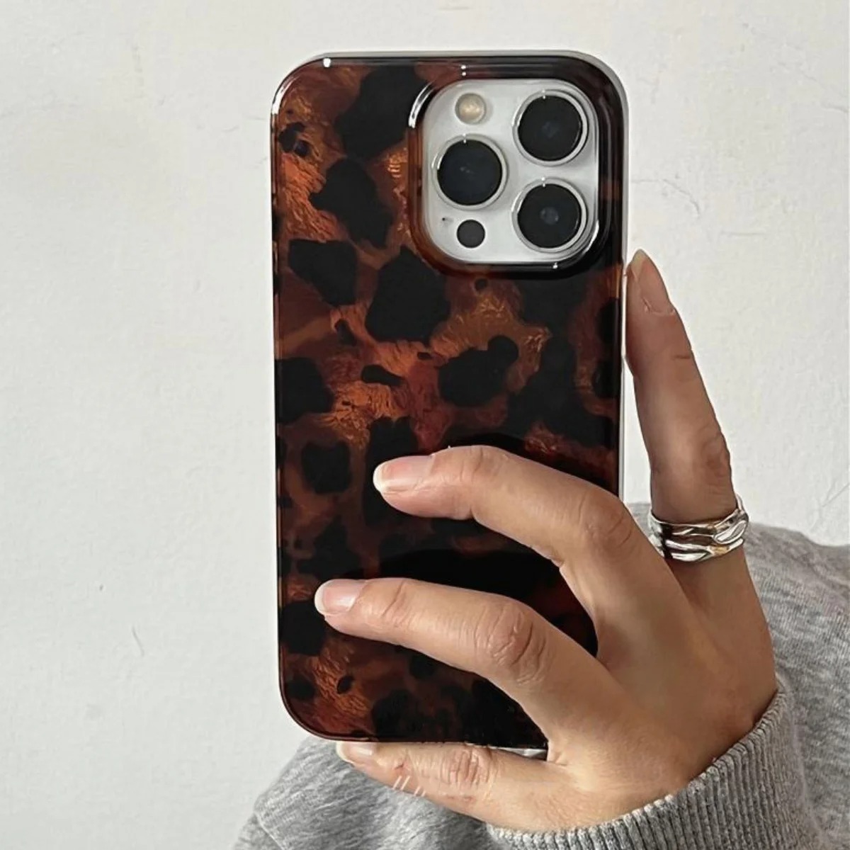 Phone Cases Xs - レトロなアンバーテクスチャのレーザー加工スマホケース iPhone 16 17 Pro Max