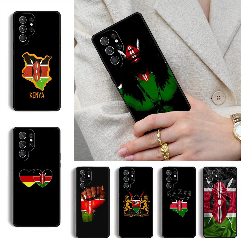 Phone Cases Kenya - ケニア国旗柄 モバイルフォンケース Samsung Galaxy S26 S25