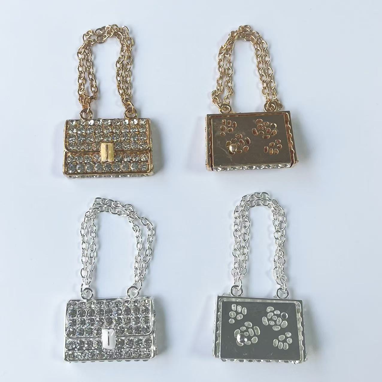 Phone Cases Junk - 4個セット シック ミニ ラインストーン ハンドバッグ バッグ