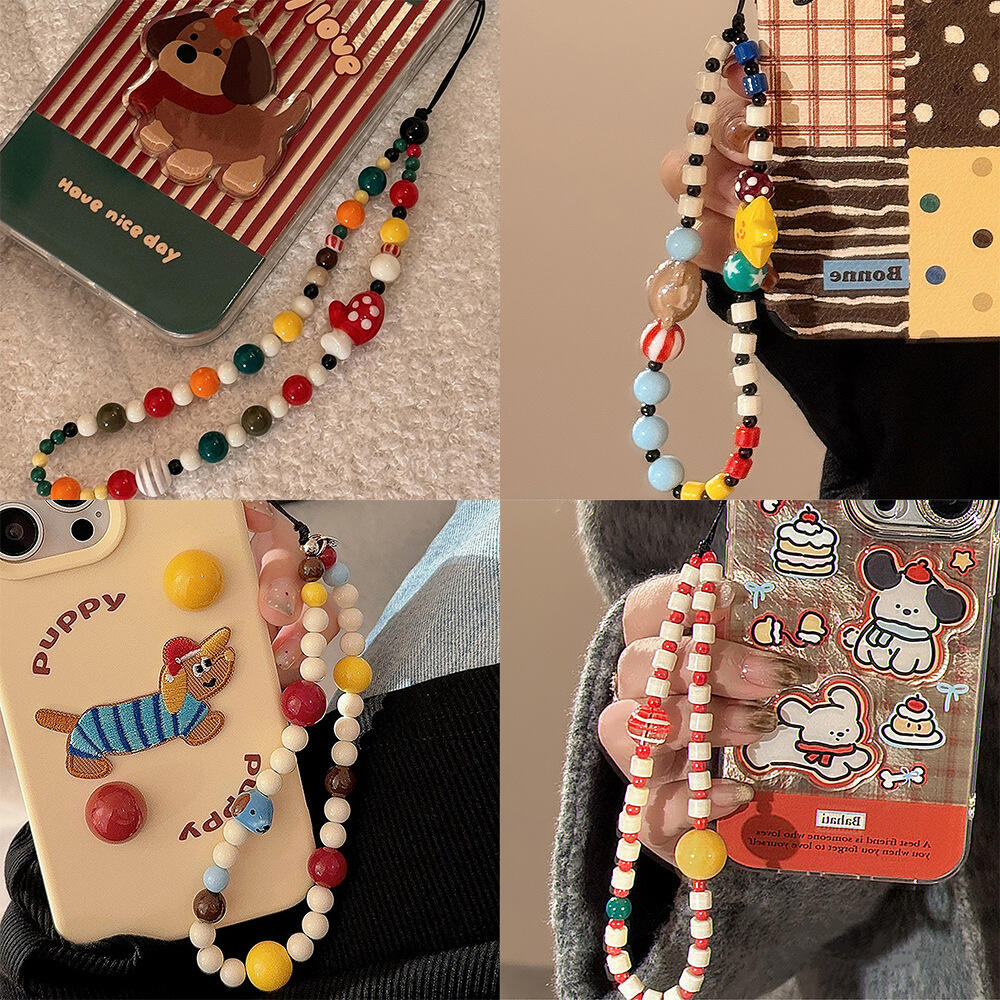 Phone Cases For Boys - かわいい犬クマチーズペンダント携帯電話チェーンチャームキーホルダー電話ケースアクセサリーぶら下げロープ電話ストラップジュエリー