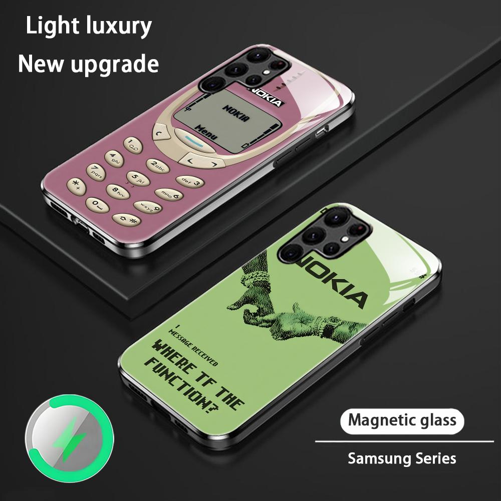 Phone Cases Magnetic - クールなN-Nokiaes-sブランドのスマホケース、Samsung S26 S25 S24 S23 S22