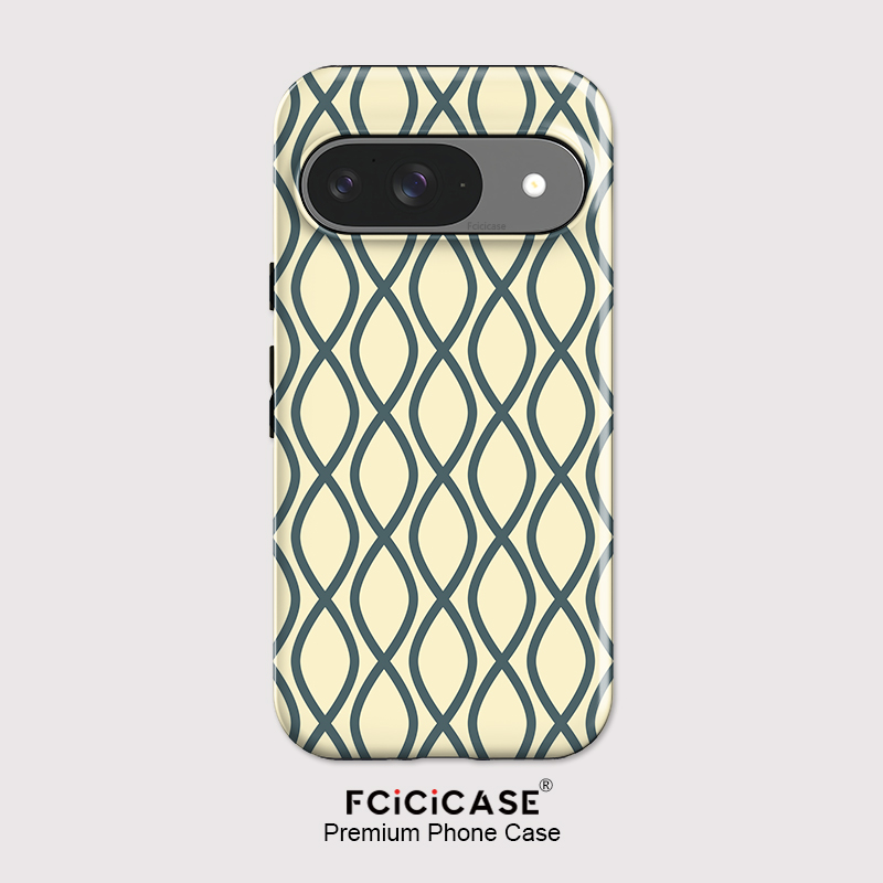 Phone Cases Google Pixel 10 - Fcicicase ファッションストライププリントスマホケース Google Pixel 9 8