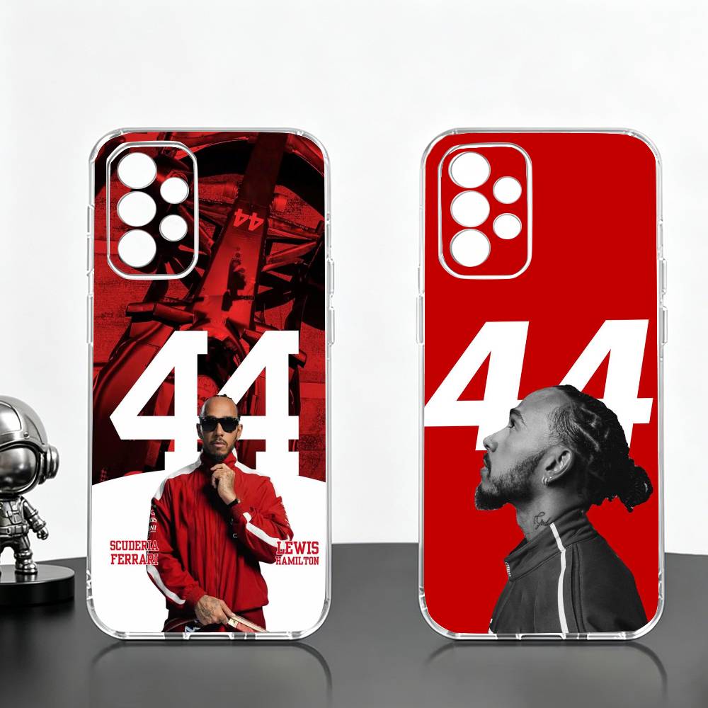 Phone Cases Hamilton - レーシングドライバー L-ルイス・ハミルトン 44 Samsung S25、S24、S21、S22、S23、S30、Ultra、S20、Plus、Fe用透明スマホケース