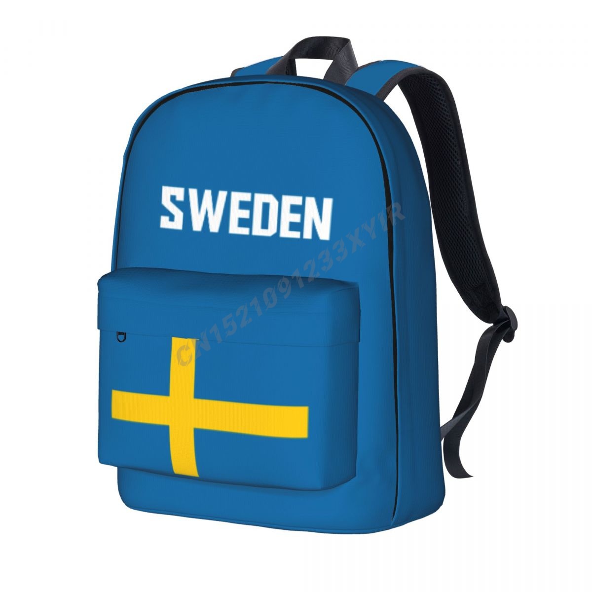 Phone Cases Sweden - ユニセックスバックパック スウェーデン国旗 スウェーデンステッチ スクールバッグ メッセンジャーバッグ ケース