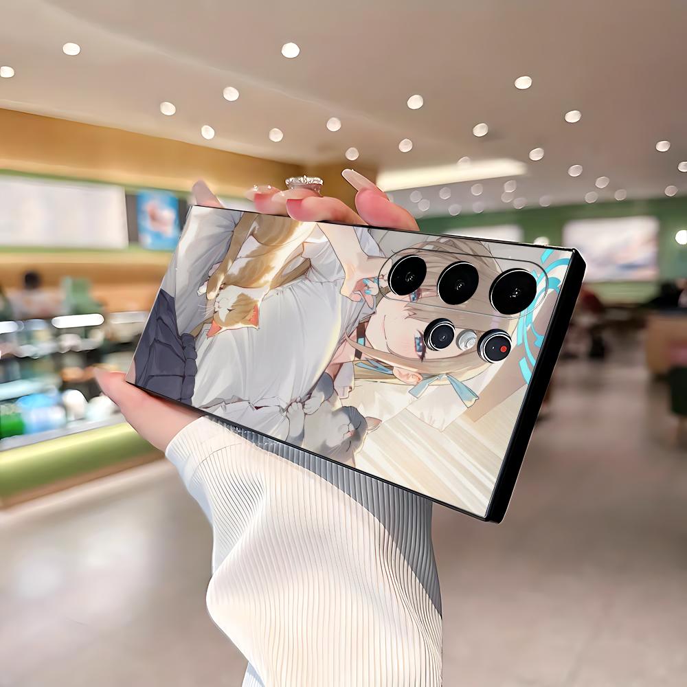Phone Cases For Samsung Galaxy - ホットブルーアーカイブ グリルアスナ スマホケース サムスンギャラクシーS26 S25 S24