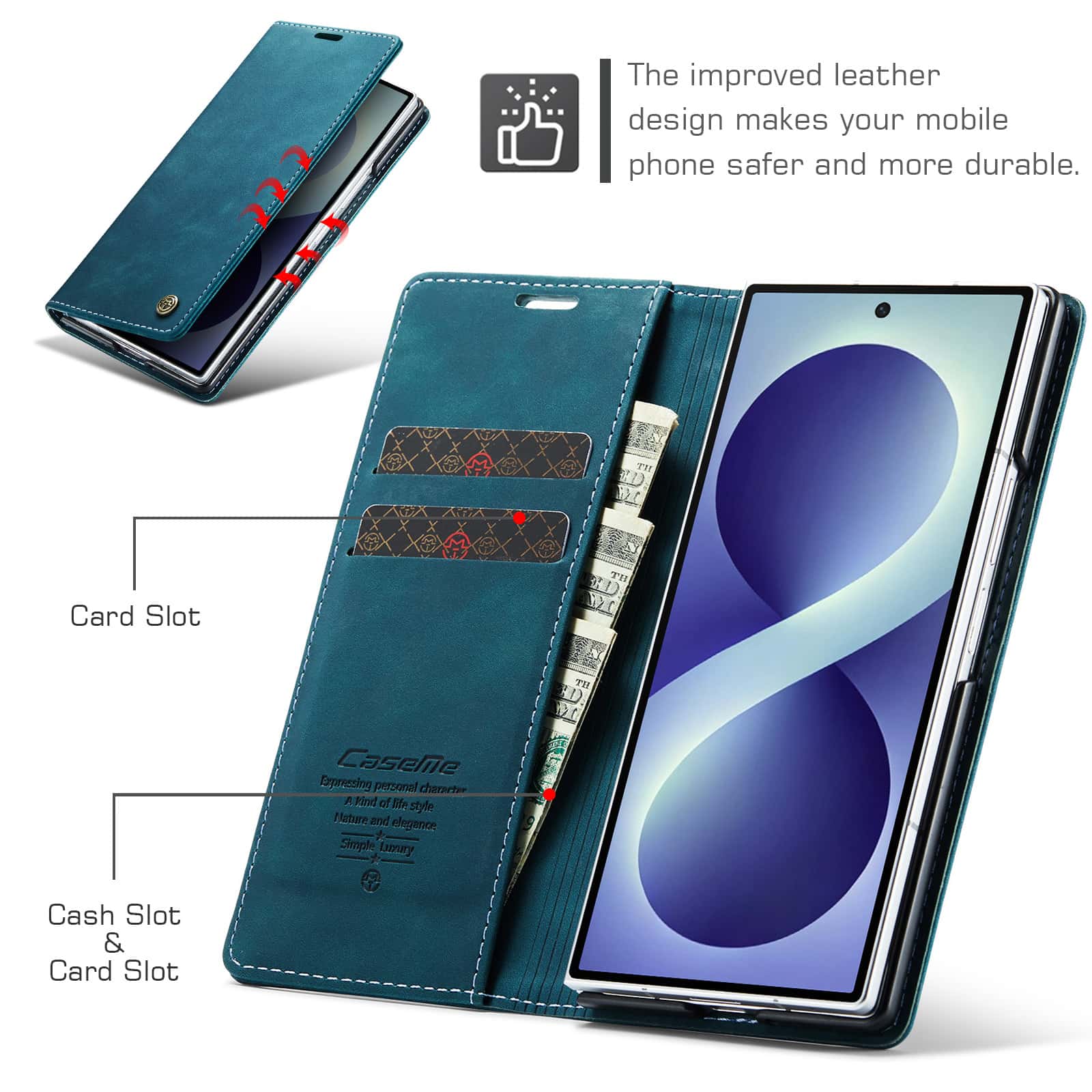 レザーフリップウォレットケース Samsung Galaxy - Leather Folio Wallet Case のレビューと価格