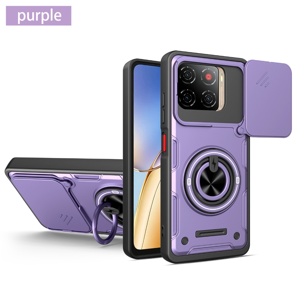 スライド式カメラレンズプロテクター360 °   リングホル - Phone Cases Heavy Duty のレビューと価格