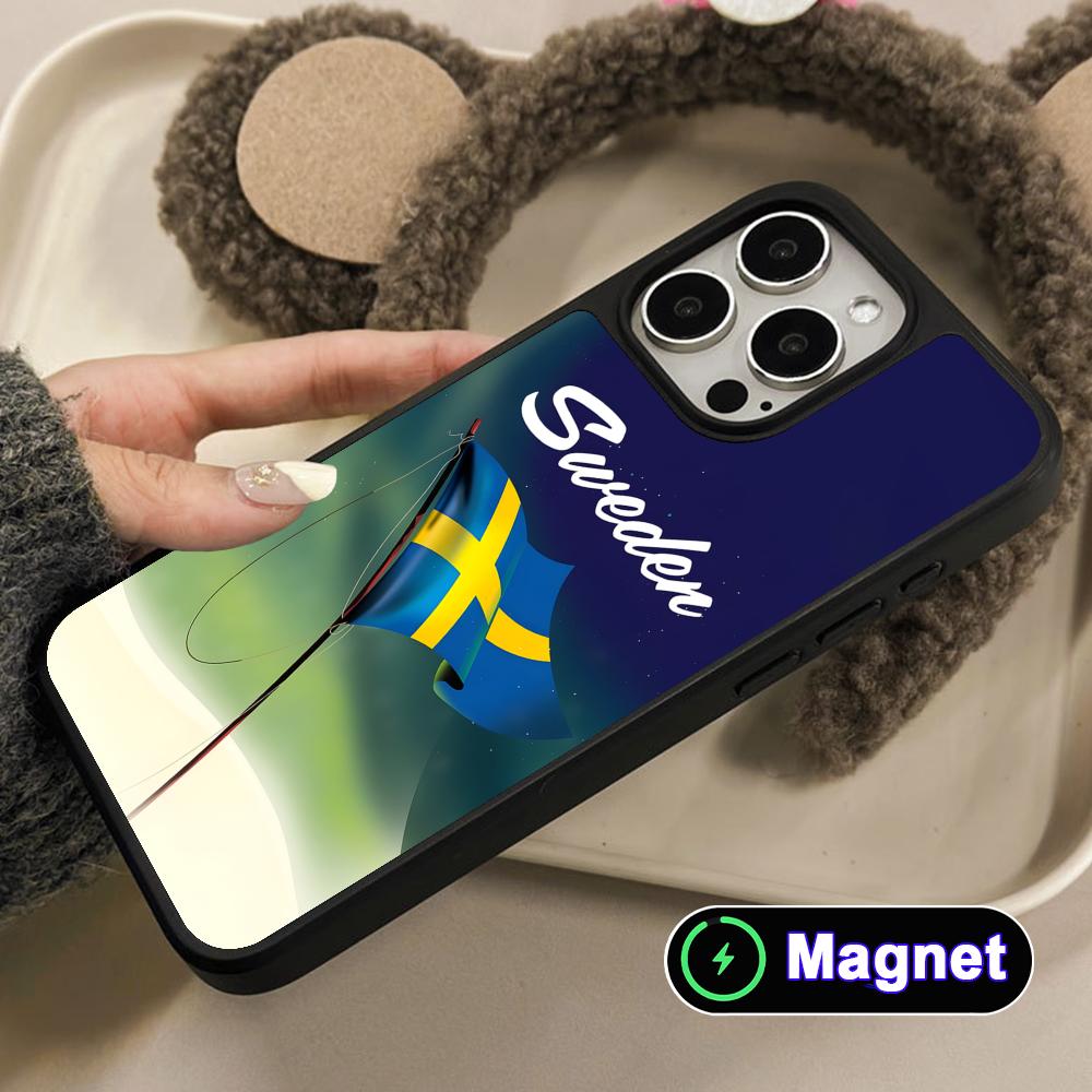 スウェーデン国旗電話ケース iPhone 17 16 15  - Phone Cases Sweden のレビューと価格
