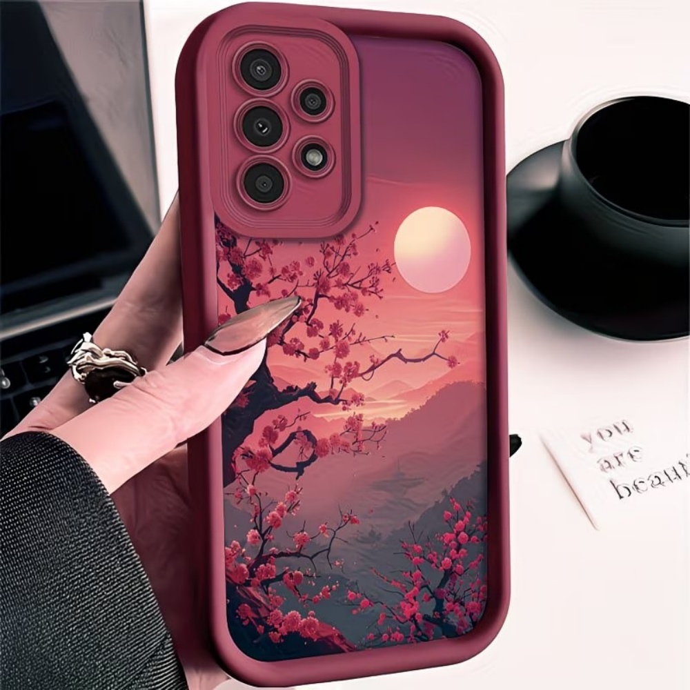 サンセットマウンテンピーク落下防止レッドフォンケース Sam - Phone Cases For Samsung S21 5G のレビューと価格