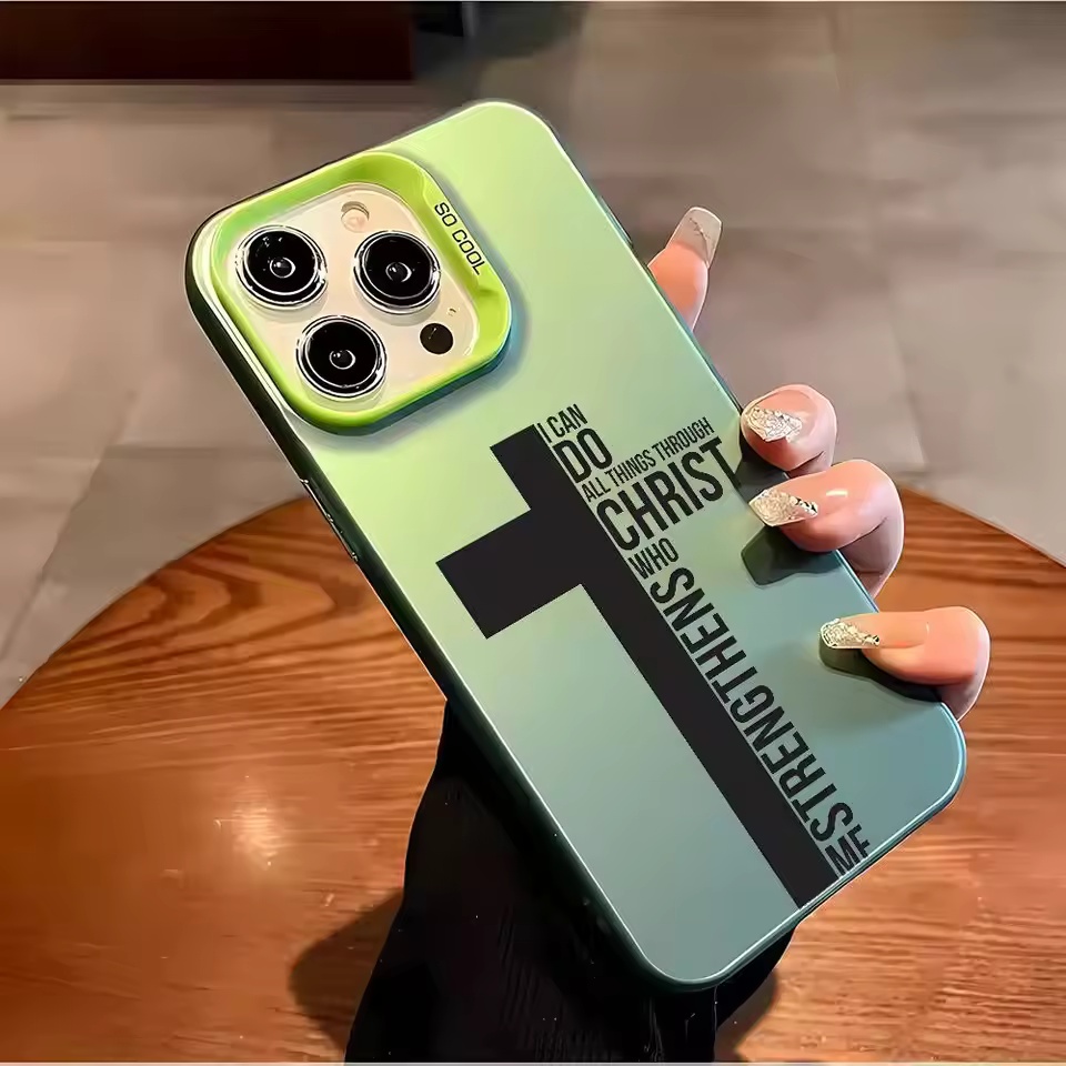 指紋防止クロス聖書柄iPhoneケース iPhone 17  - Phone Cases Iphone 16 Pro のレビューと価格