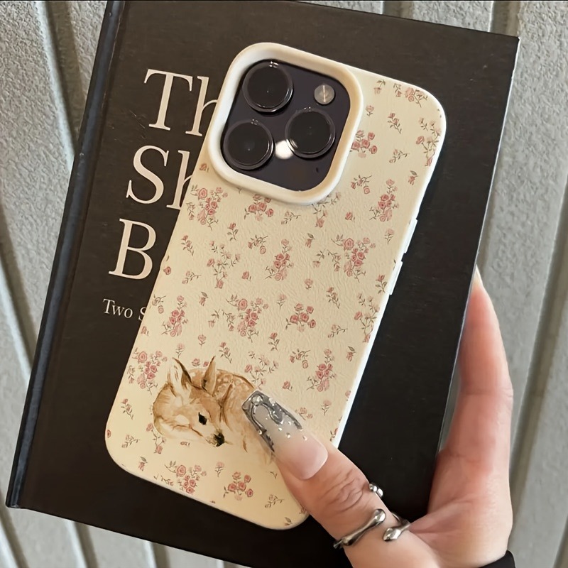 可愛い鹿柄と花柄がいっぱいのライチ風スマホケース iPhon - Phone Cases Xs のレビューと価格