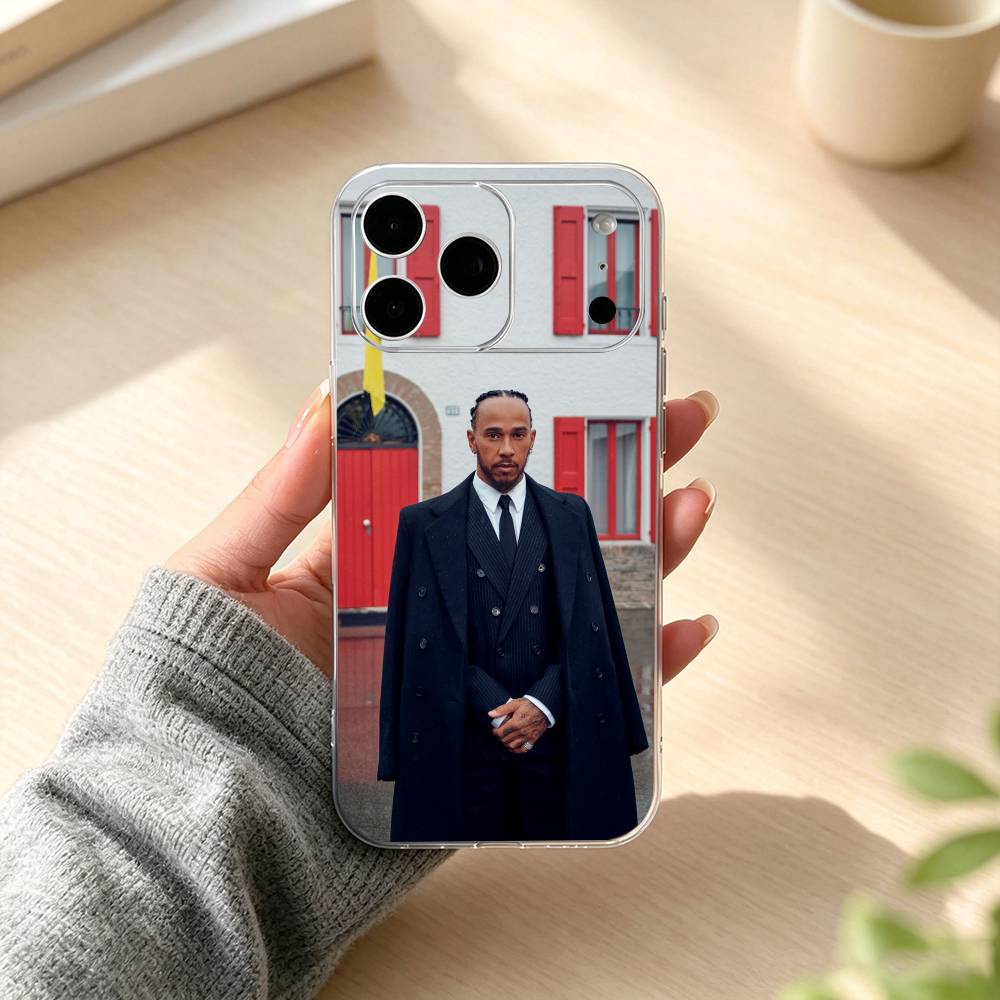 ルイス・ハミルトン トップレーサー ギフト用 透明シリコン製 - Phone Cases Hamilton のレビューと価格