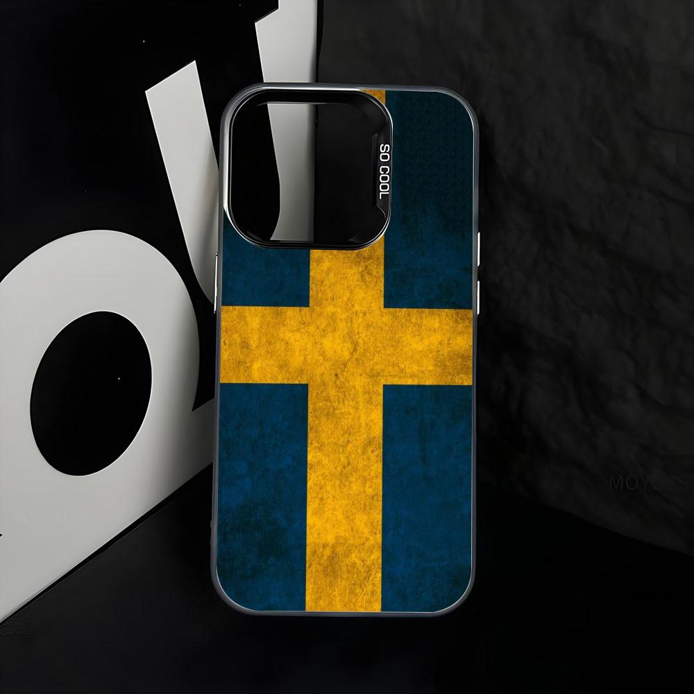 スポーツスウェーデン国旗フットボール柄スマホケース 虹色TP - Phone Cases Sweden のレビューと価格