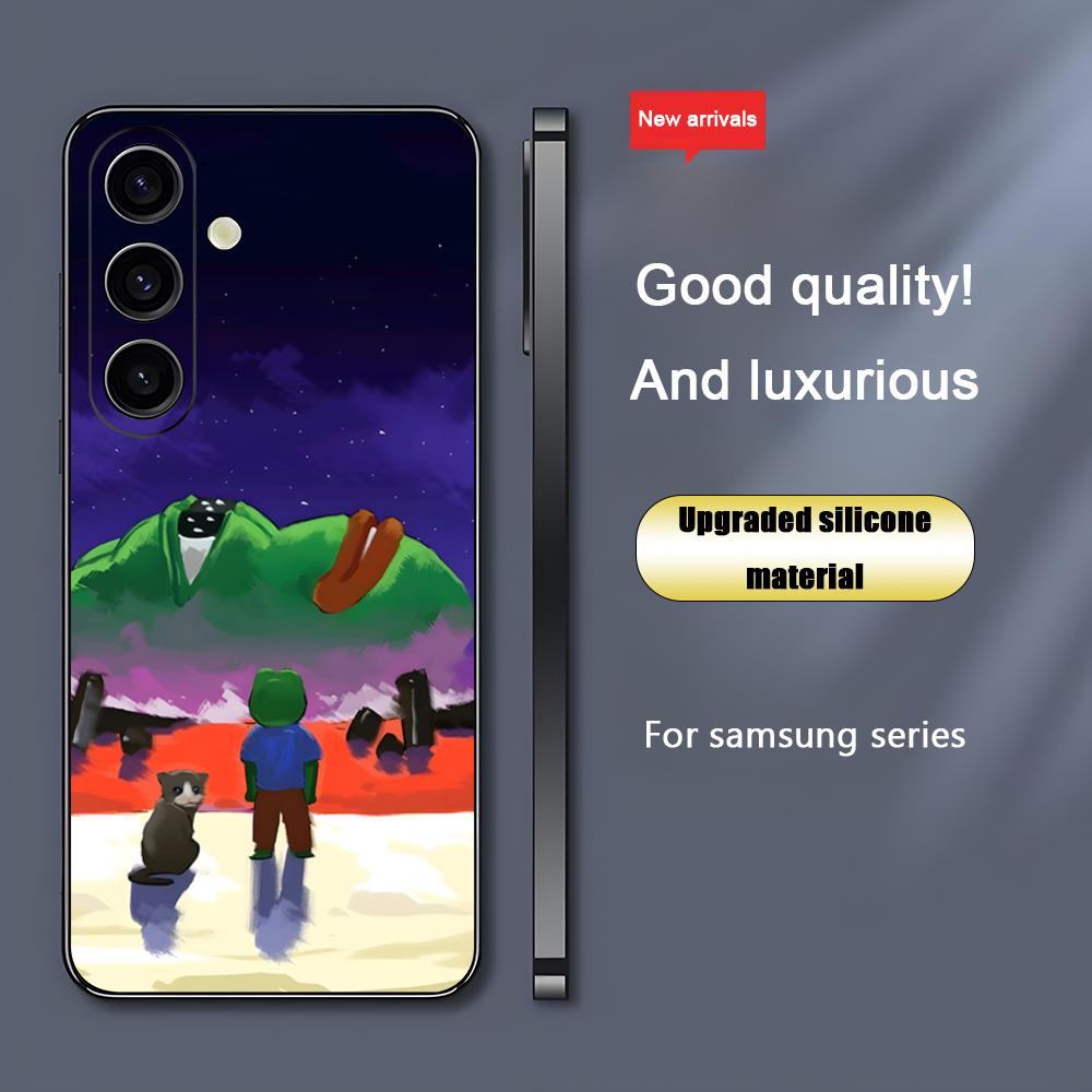 悲しいペペのカエルが描かれたクールなスマホケース、Samsu - Phone Cases For Samsung Galaxy のレビューと価格