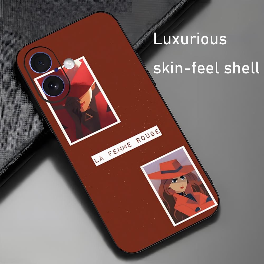 ホットなカルメン・サンディエゴの漫画風iPhoneケース i - Phone Cases Iphone 16 Pro のレビューと価格