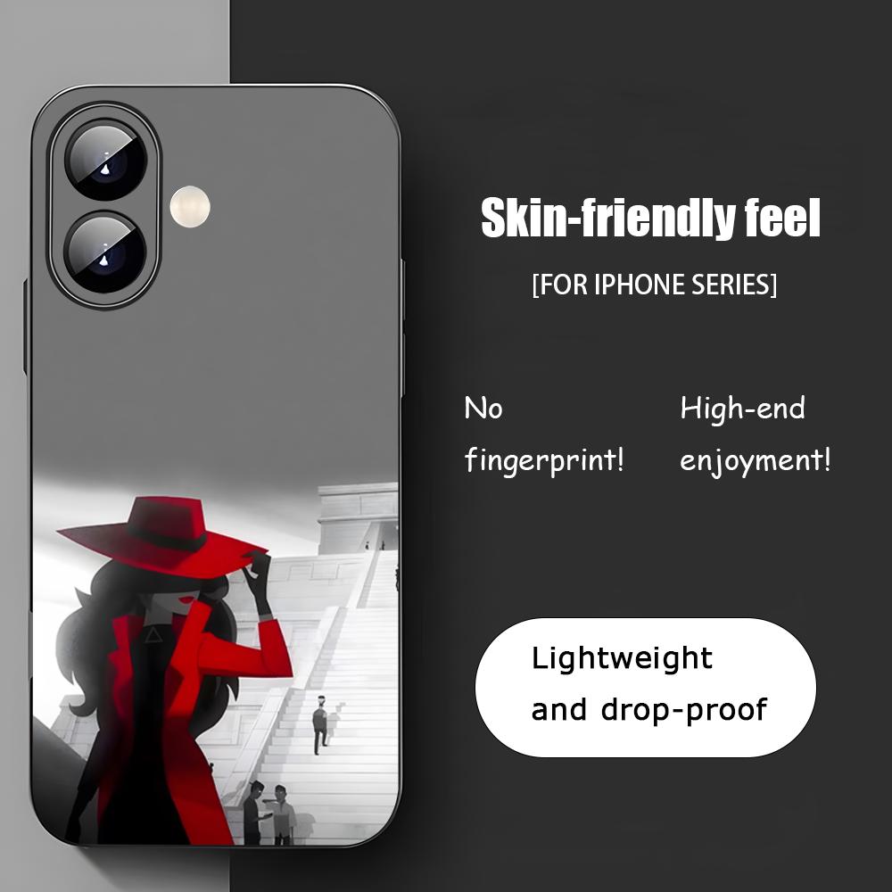 ホットなカルメン・サンディエゴの漫画風iPhoneケース i - Phone Cases Iphone 16 Pro のレビューと価格