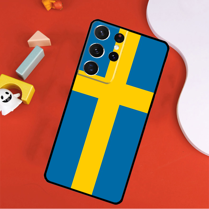 スウェーデン国旗電話ケース三星銀河 S24 ウルトラ S25 - Phone Cases Sweden のレビューと価格