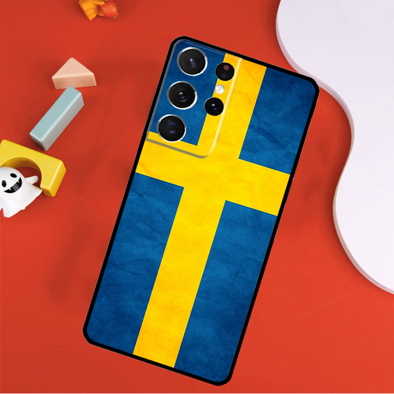 スウェーデン国旗電話ケース三星銀河 S24 ウルトラ S25 - Phone Cases Sweden のレビューと価格