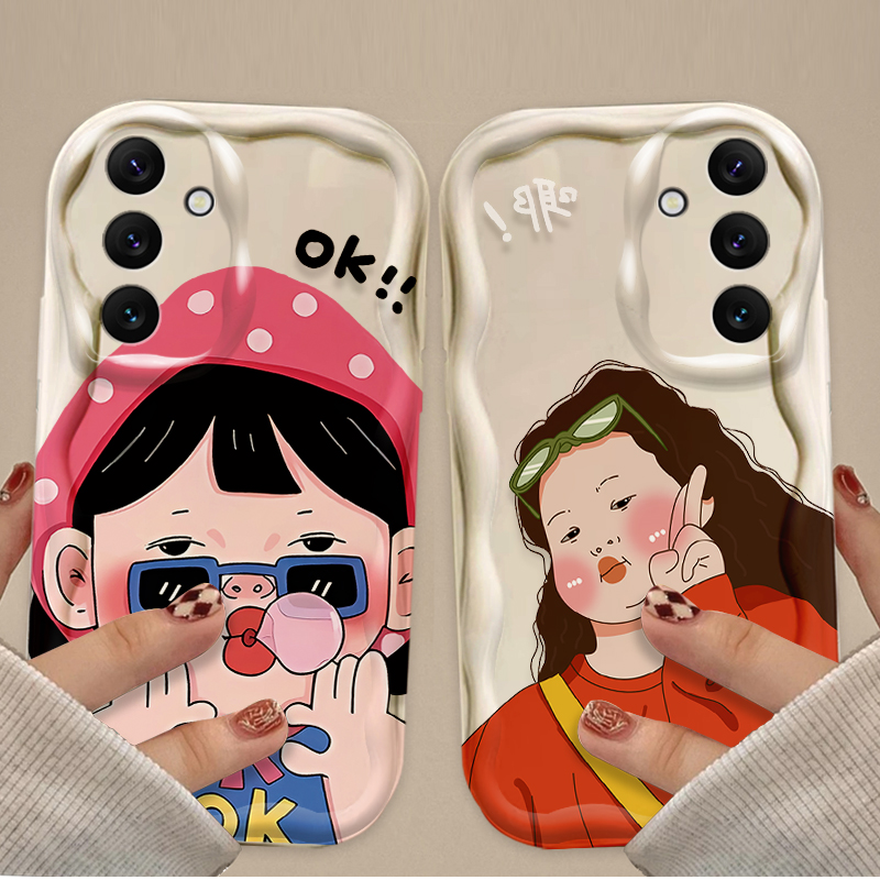 面白い男の子 可愛い女の子 波 ソフトフォンケース Sams - Phone Cases For Boys のレビューと価格