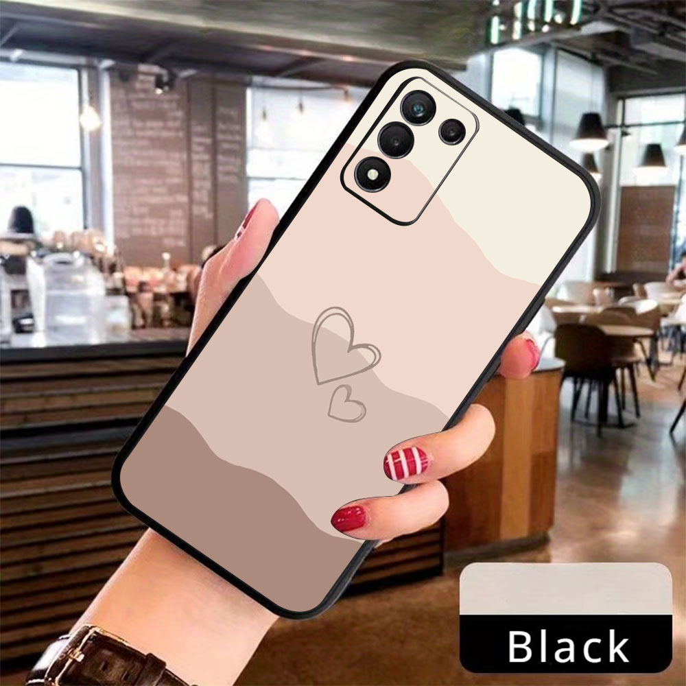 ハート型塗装シリコン製スマホケース Samsung Gala - Phone Cases For Samsung S21 5G のレビューと価格
