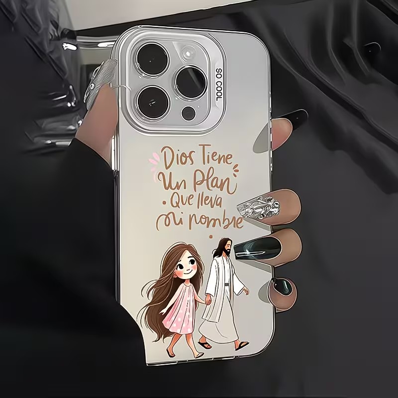 可愛い女の子が神とともに歩くマット仕上げのiPhoneケース - Phone Cases Xs のレビューと価格