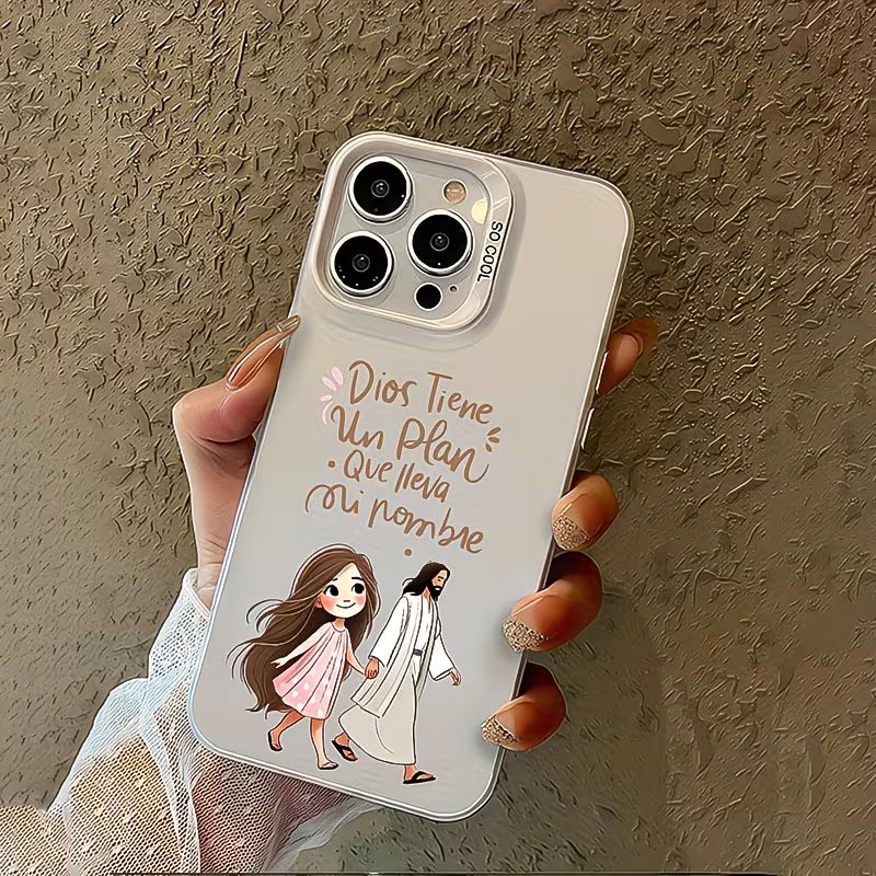 可愛い女の子が神とともに歩くマット仕上げのiPhoneケース - Phone Cases Xs のレビューと価格