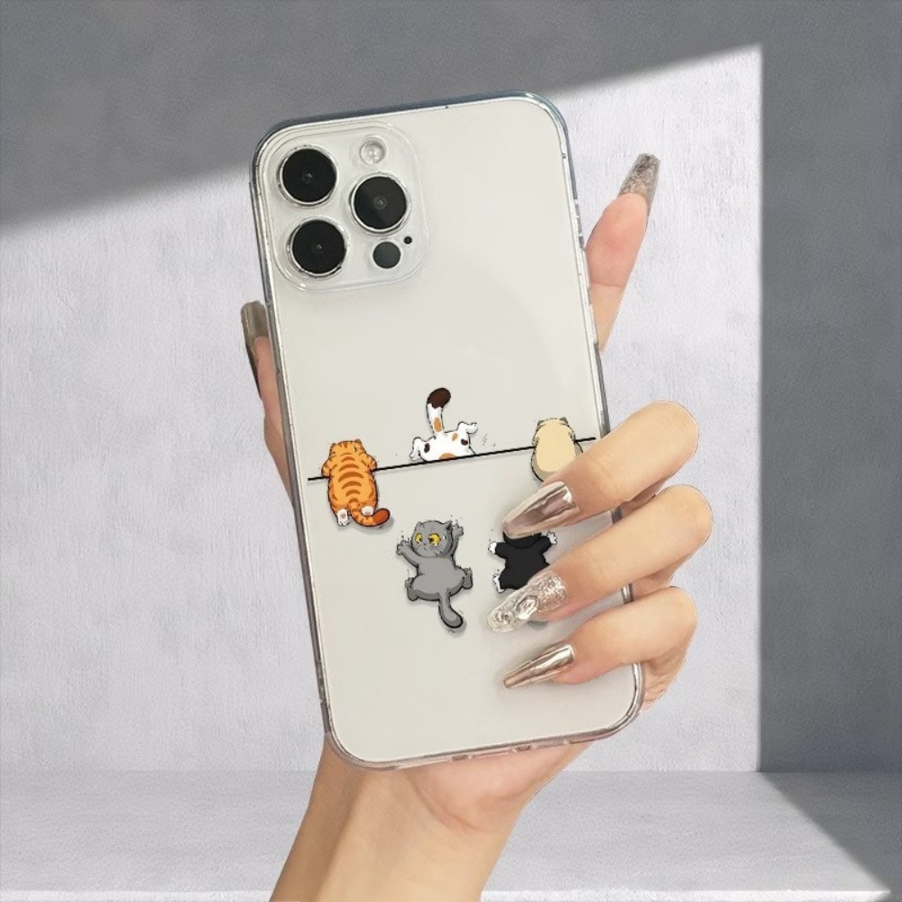 5匹のかわいい猫柄のスマホケース iPhone 11 12  - Phone Cases Xs のレビューと価格