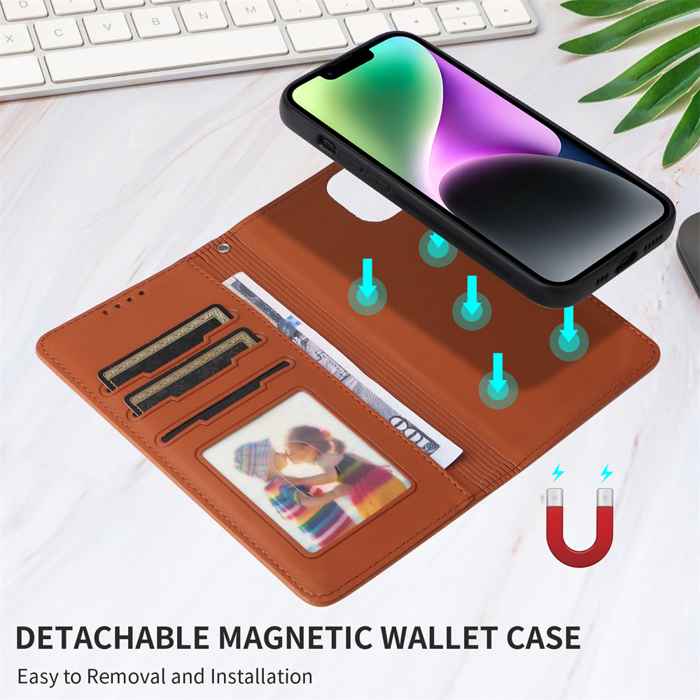 Betopnice-取り外し可能な磁気クロージャー付きレザー - Leather Folio Wallet Case のレビューと価格