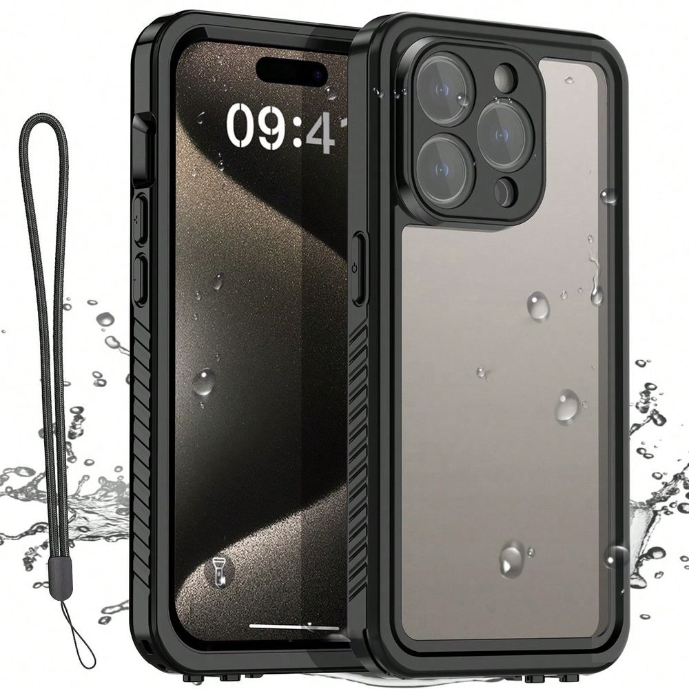 ブラック防水スマホケース IP68 水中対応 フルボディ ミ - Phone Cases Heavy Duty のレビューと価格