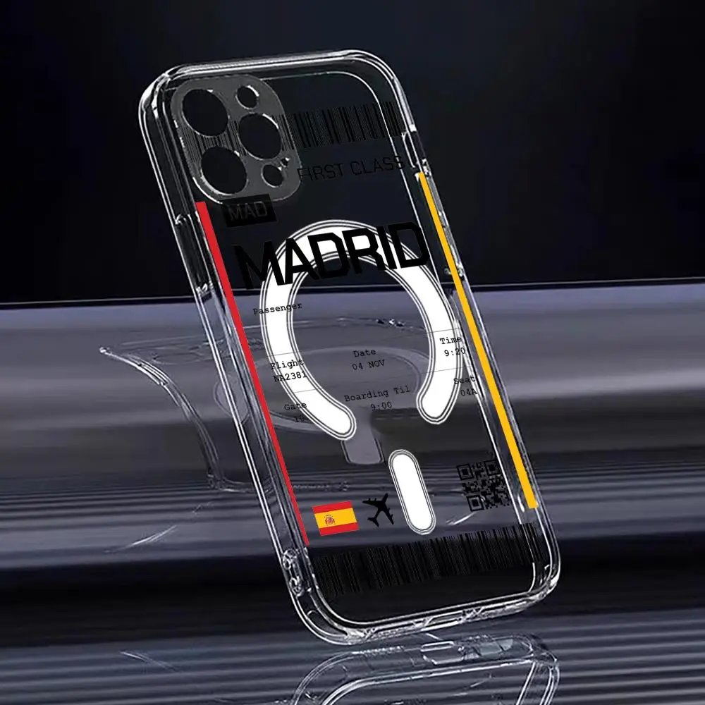 旅行用飛行機チケット スペイン柄 iPhone 17 16  - Phone Cases Magnetic のレビューと価格