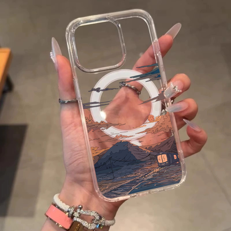 夕焼け柄ファッションスマホケース iPhone 17 Pro - Phone Cases Xs のレビューと価格