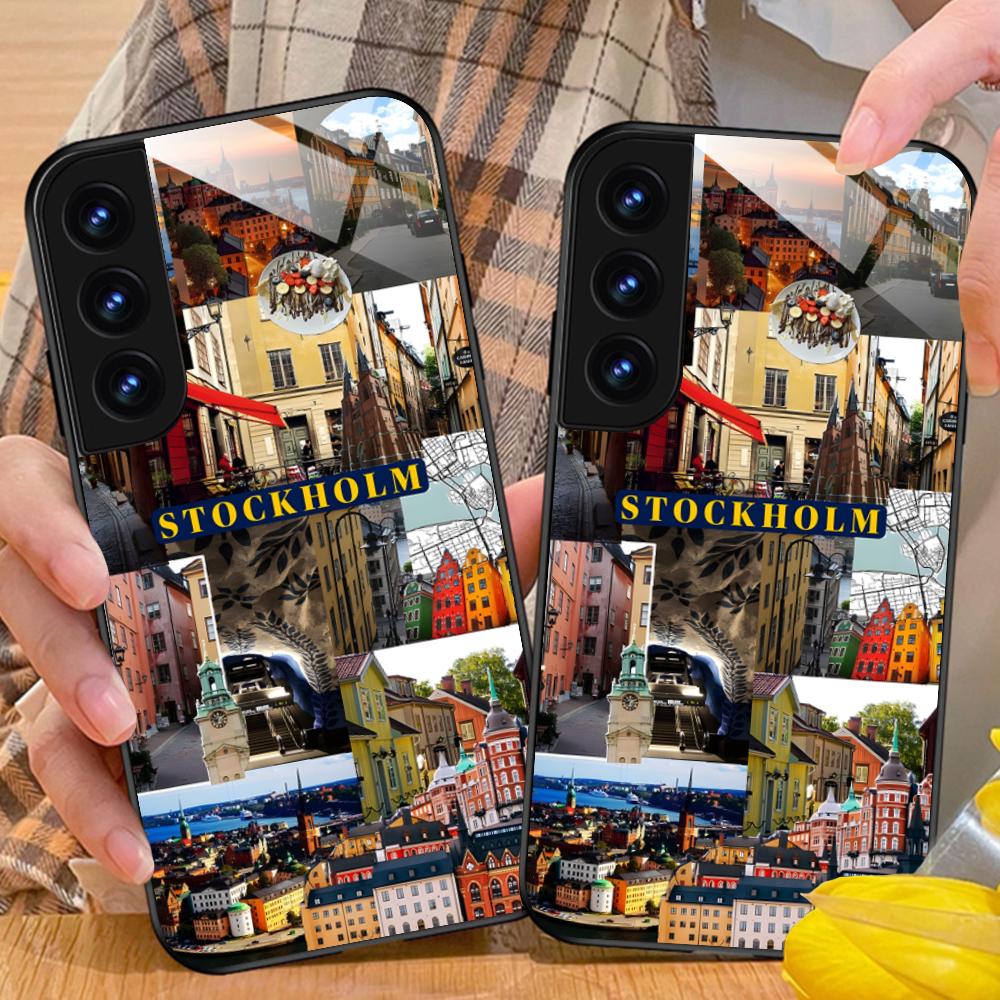 スウェーデン国旗柄スマホケース Samsung Galaxy - Phone Cases Sweden のレビューと価格
