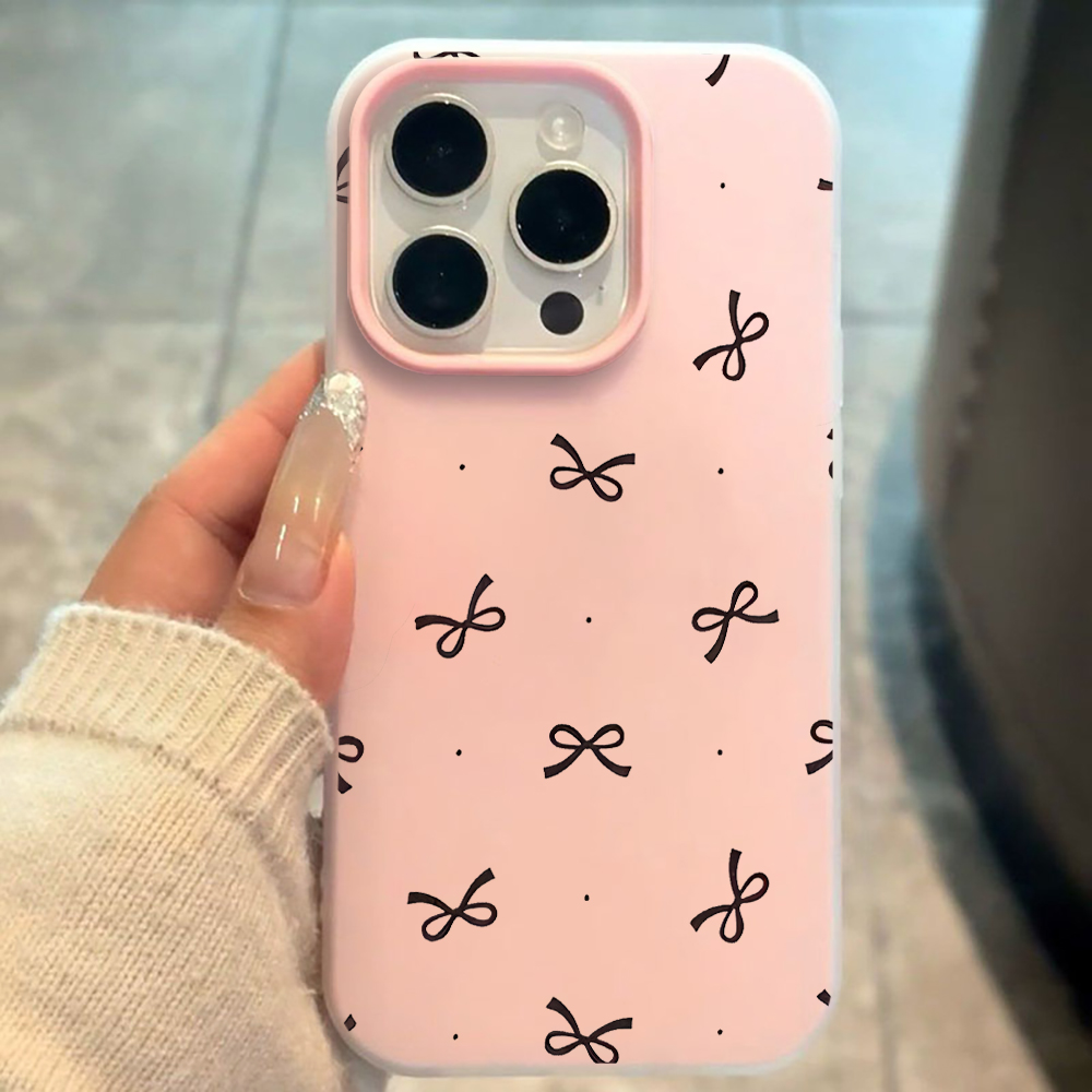 可愛いリボン柄のINS風スマホケース iPhone 17 1 - Phone Cases Iphone 17 Pro のレビューと価格