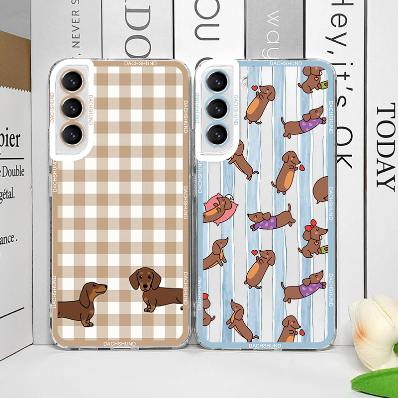 キュートなソーセージドッグ柄スマホケース Samsung G - Phone Cases For Samsung Galaxy のレビューと価格