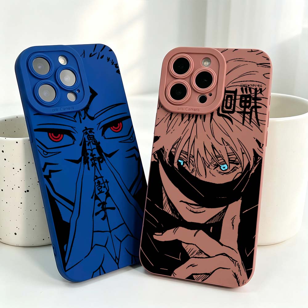 アニメ「呪術廻戦」クールカバーシリコンケース iPhone  - Phone Cases Iphone 16 Pro のレビューと価格