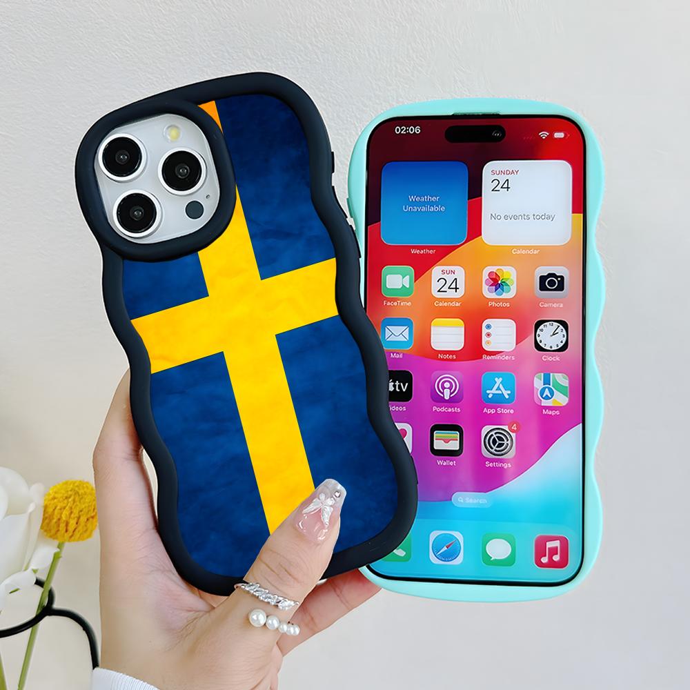 スウェーデン国旗柄iPhoneケース iPhone 17 1 - Phone Cases Sweden のレビューと価格