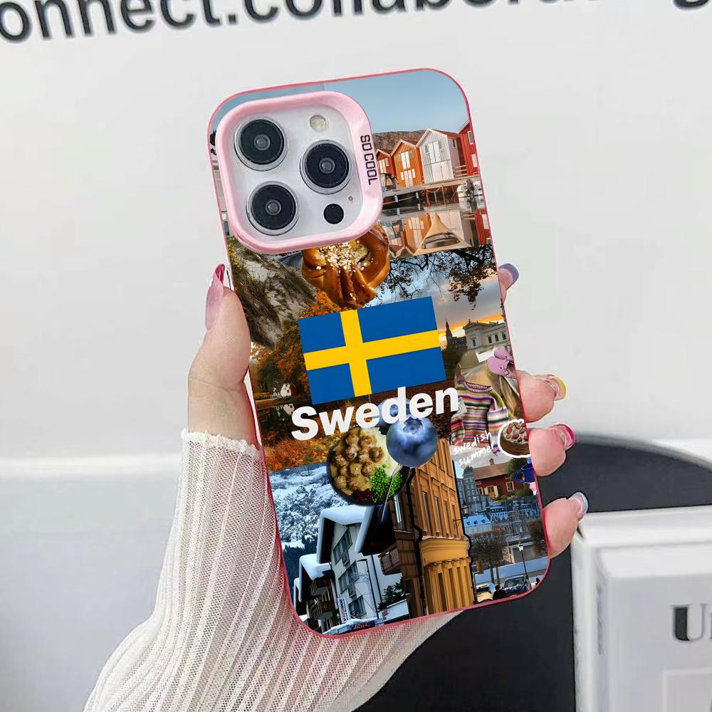 スウェーデン国旗柄iPhoneケース iPhone 17 1 - Phone Cases Sweden のレビューと価格