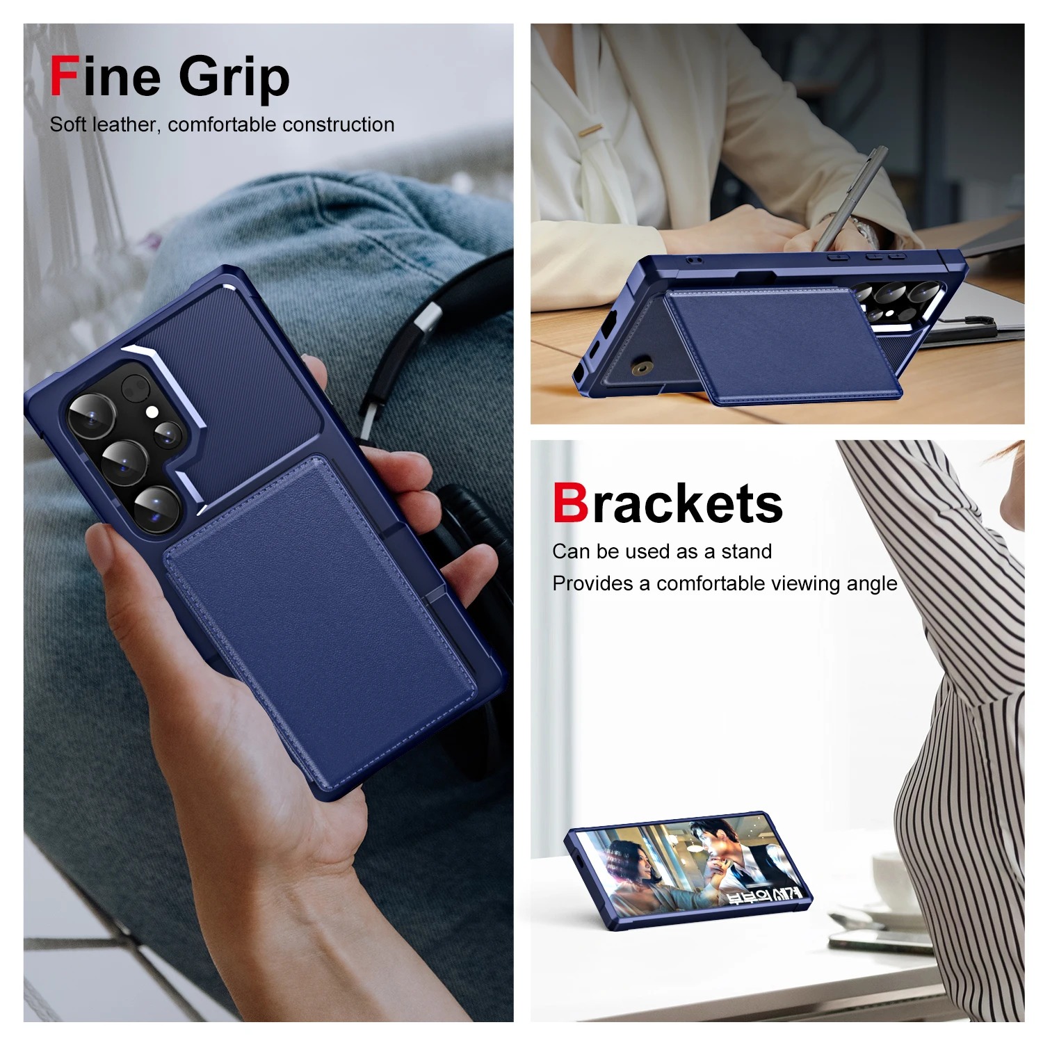 Samsung Galaxy S26 Ultra S25 E - Leather Folio Wallet Case のレビューと価格