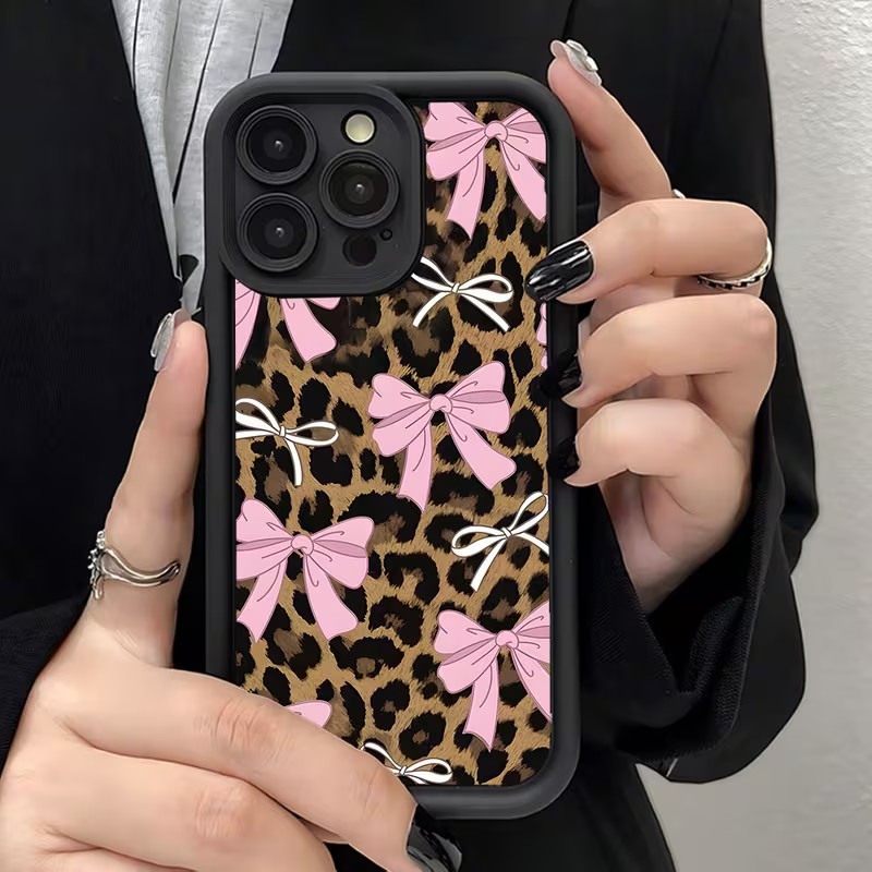 レオパード柄リボン付きスマホケース iPhone 18 17 - Phone Cases Xs のレビューと価格