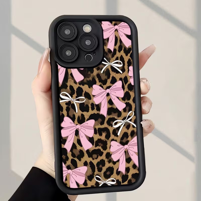 レオパード柄リボン付きスマホケース iPhone 18 17 - Phone Cases Xs のレビューと価格