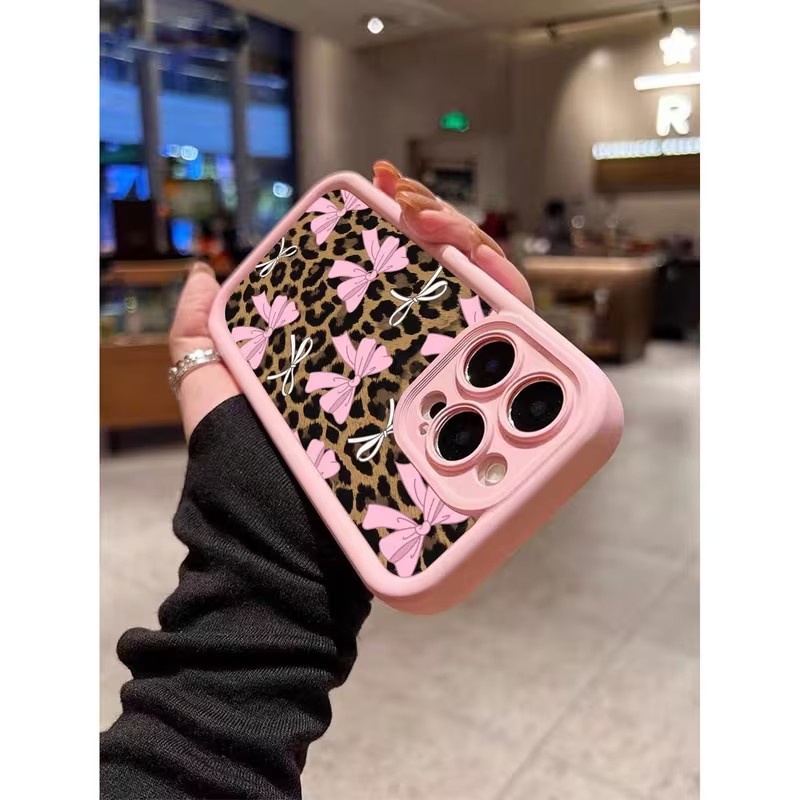 レオパード柄リボン付きスマホケース iPhone 18 17 - Phone Cases Xs のレビューと価格