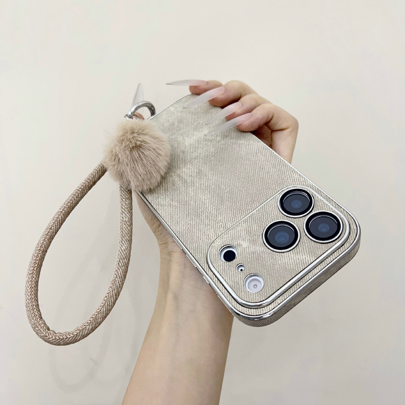 マットソフトTPUデニムテクスチャPUレザーぬいぐるみ付きラ - Phone Cases Leather のレビューと価格