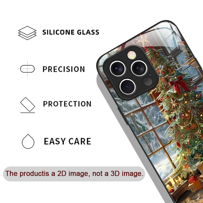 クリスマスツリー ギフト 雪景色 クリエイティブ スマホケー - Phone Cases Iphone 16 Pro のレビューと価格